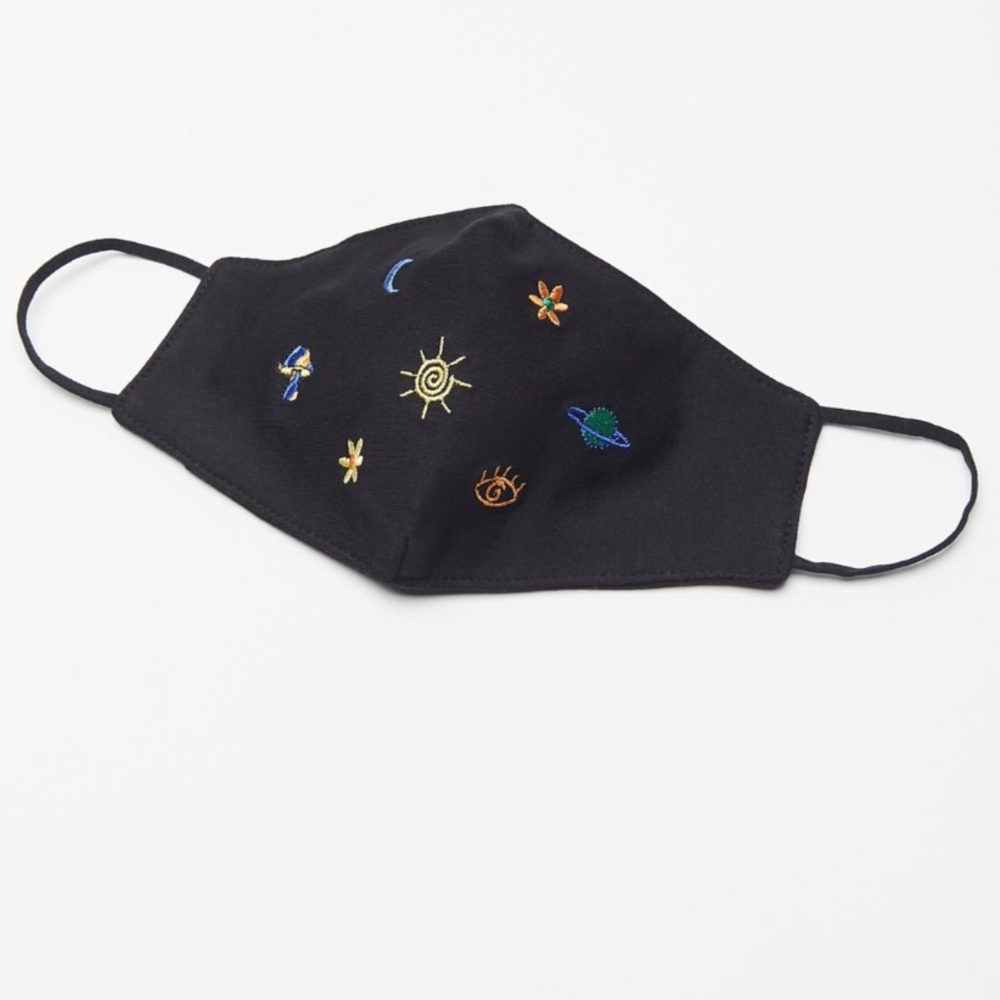UO Embroidered Face Mask